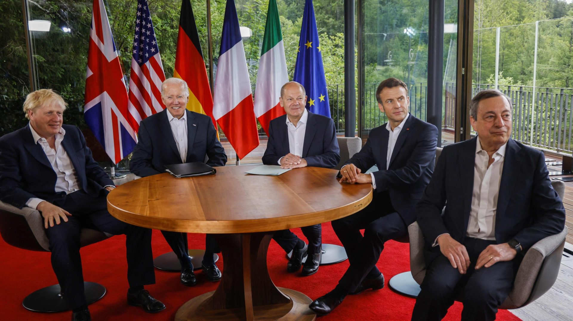 Líderes do G7 vão enviar mensagem clara à Rússia antes de cimeira da NATO