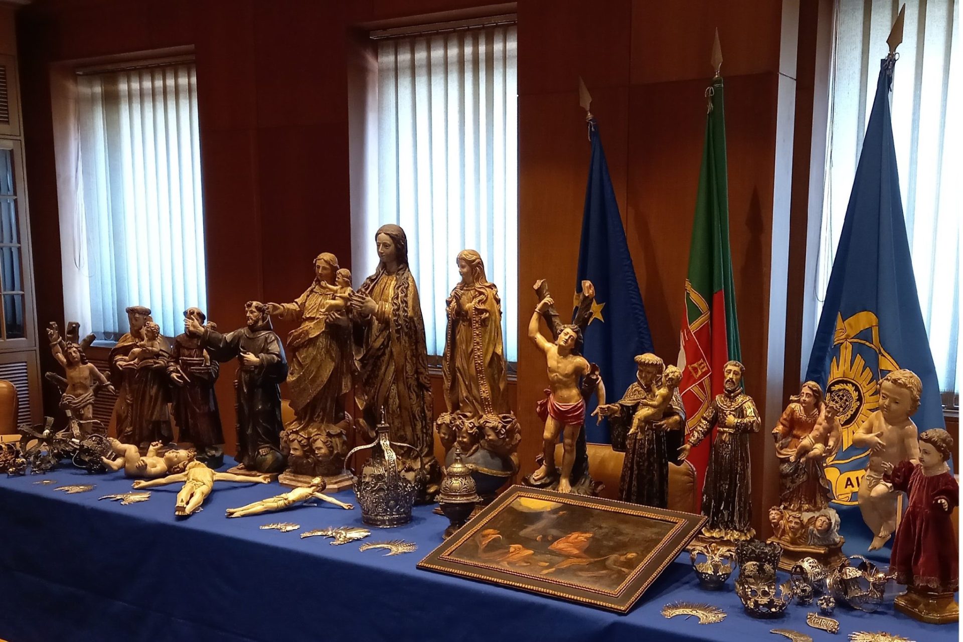 PJ recupera 40 peças de arte sacra furtadas de igrejas no valor de 150 mil euros
