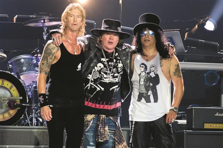 Concerto de Guns N’ Roses cancelado por motivos de saúde