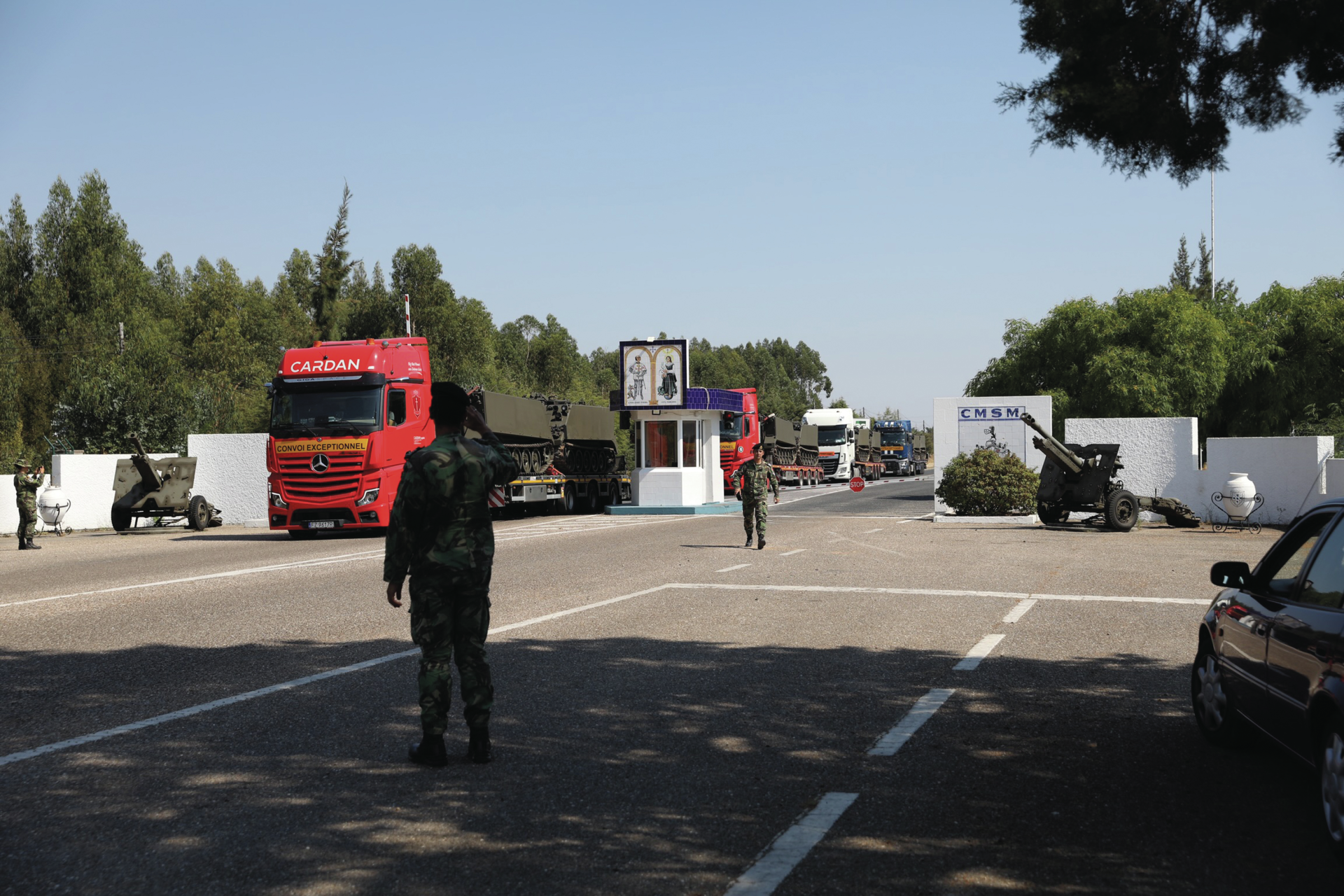 Blindados portugueses finalmente a caminho de Kiev