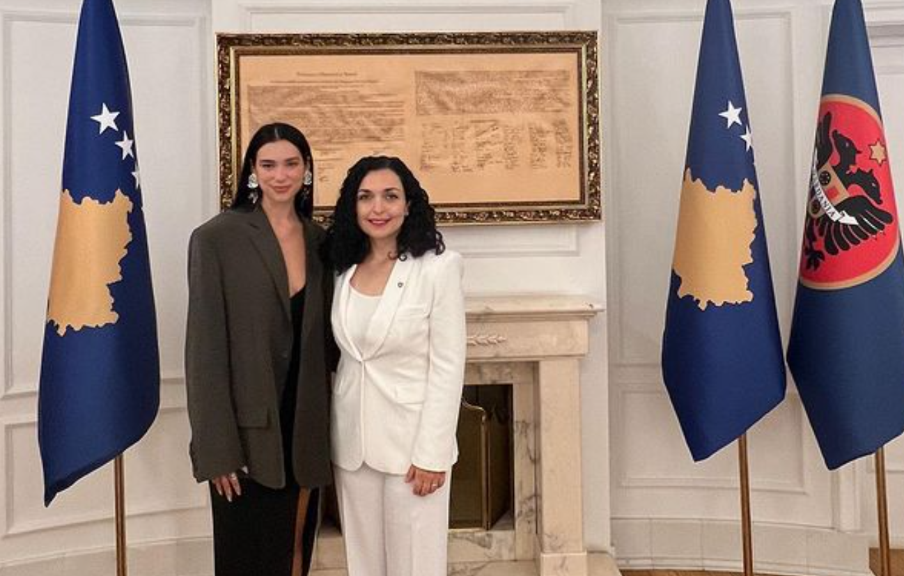 Dua Lipa foi nomeada embaixadora honorária do Kosovo