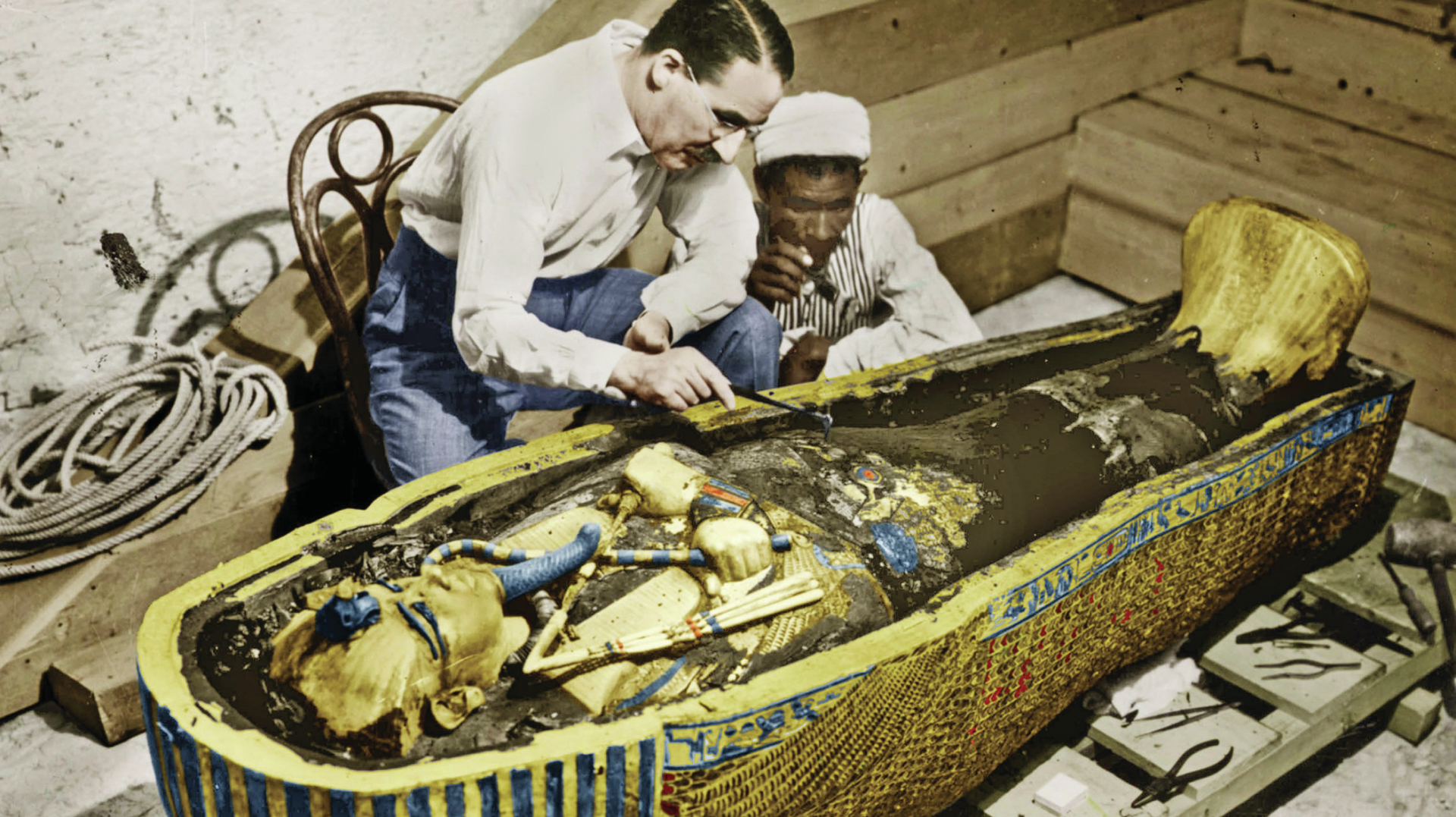 Howard Carter e o amuleto de Tutankhamon