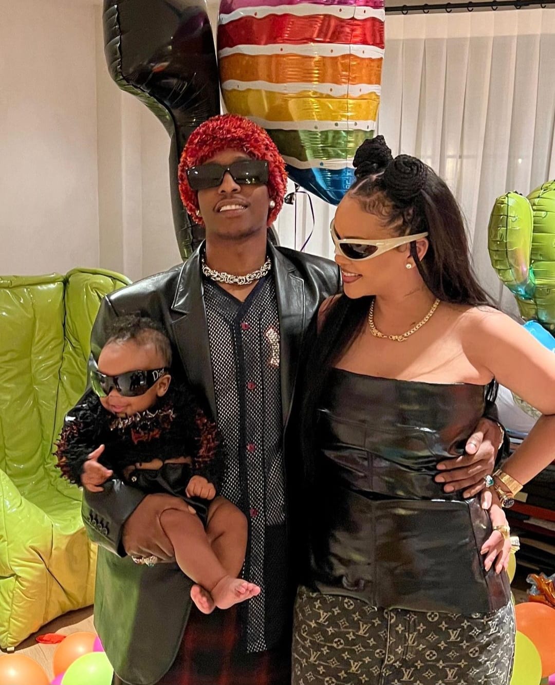 Rihanna e A$AP Rocky comemoram o primeiro aniversário do filho