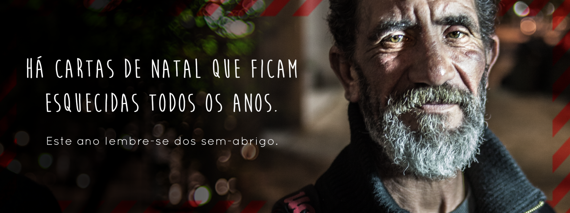 Sem-abrigo escrevem cartas com desejos de Natal