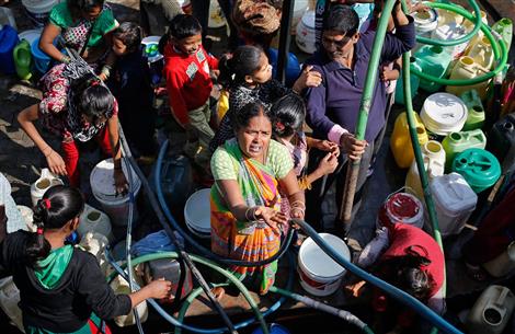 Nova Deli. Abastecimento de água foi parcialmente restaurado