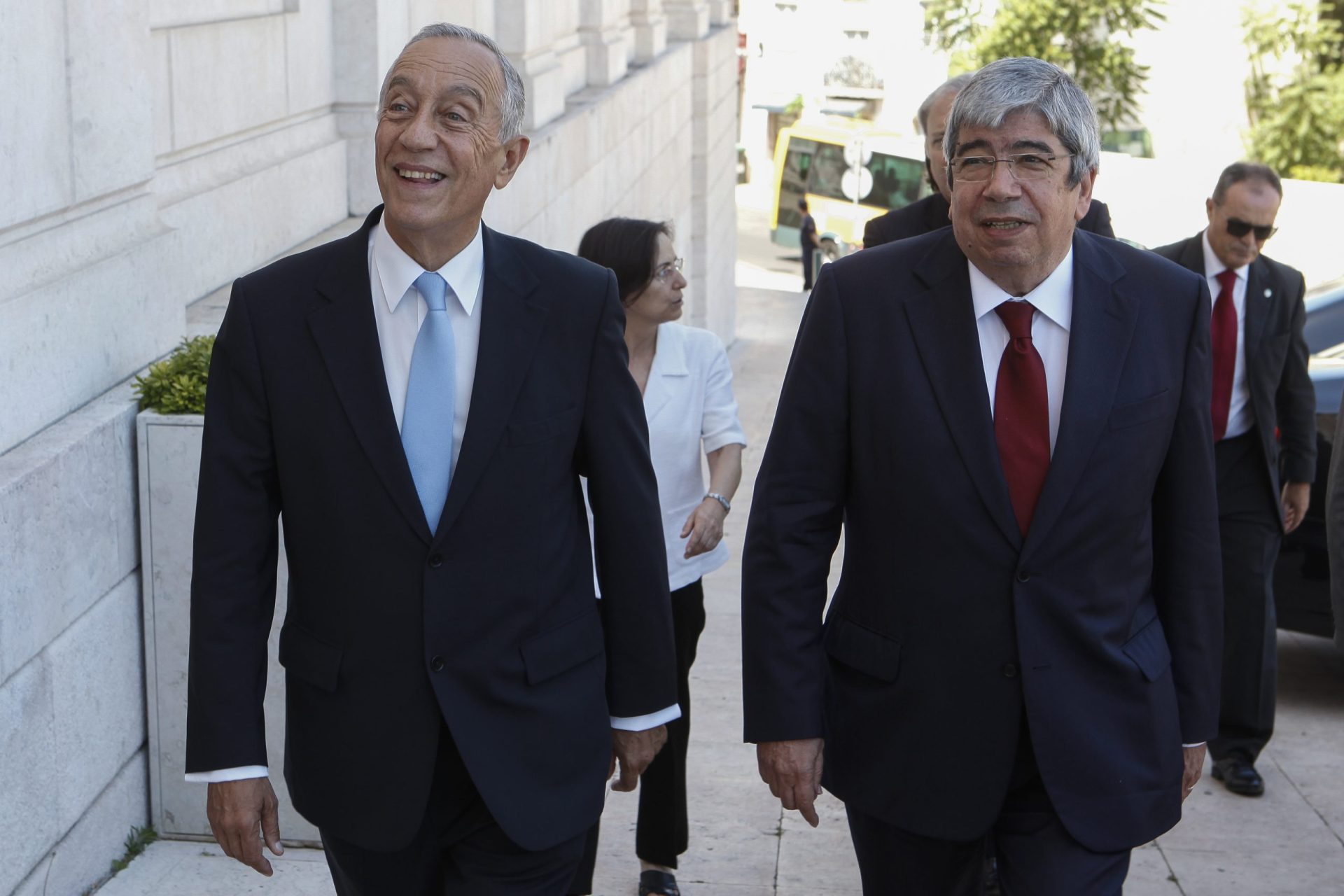 Marcelo Rebelo de Sousa e Ferro Rodrigues almoçaram no parlamento