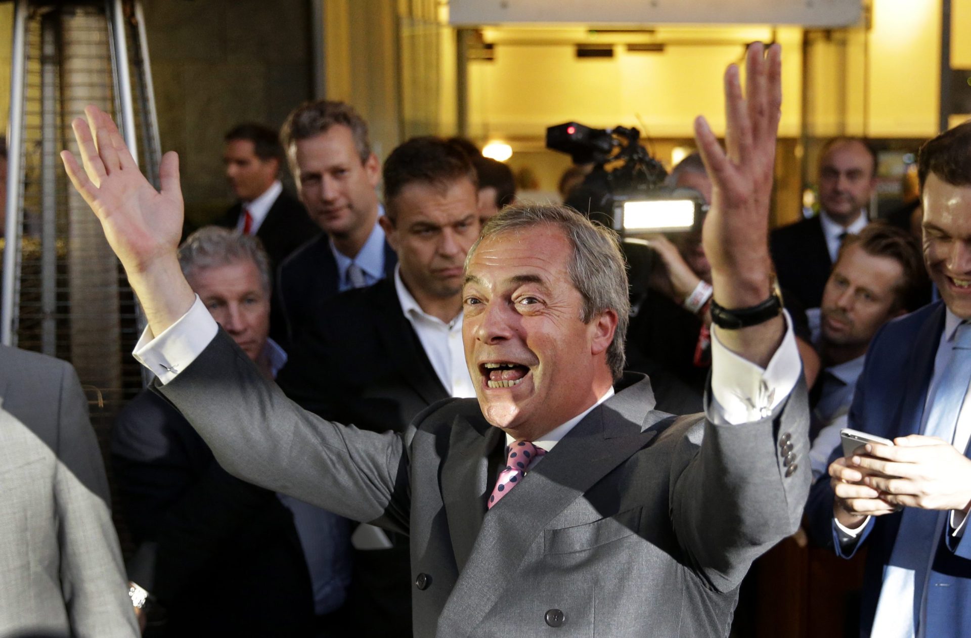 Farage: “23 de Junho fica para a história como o nosso dia da independência”