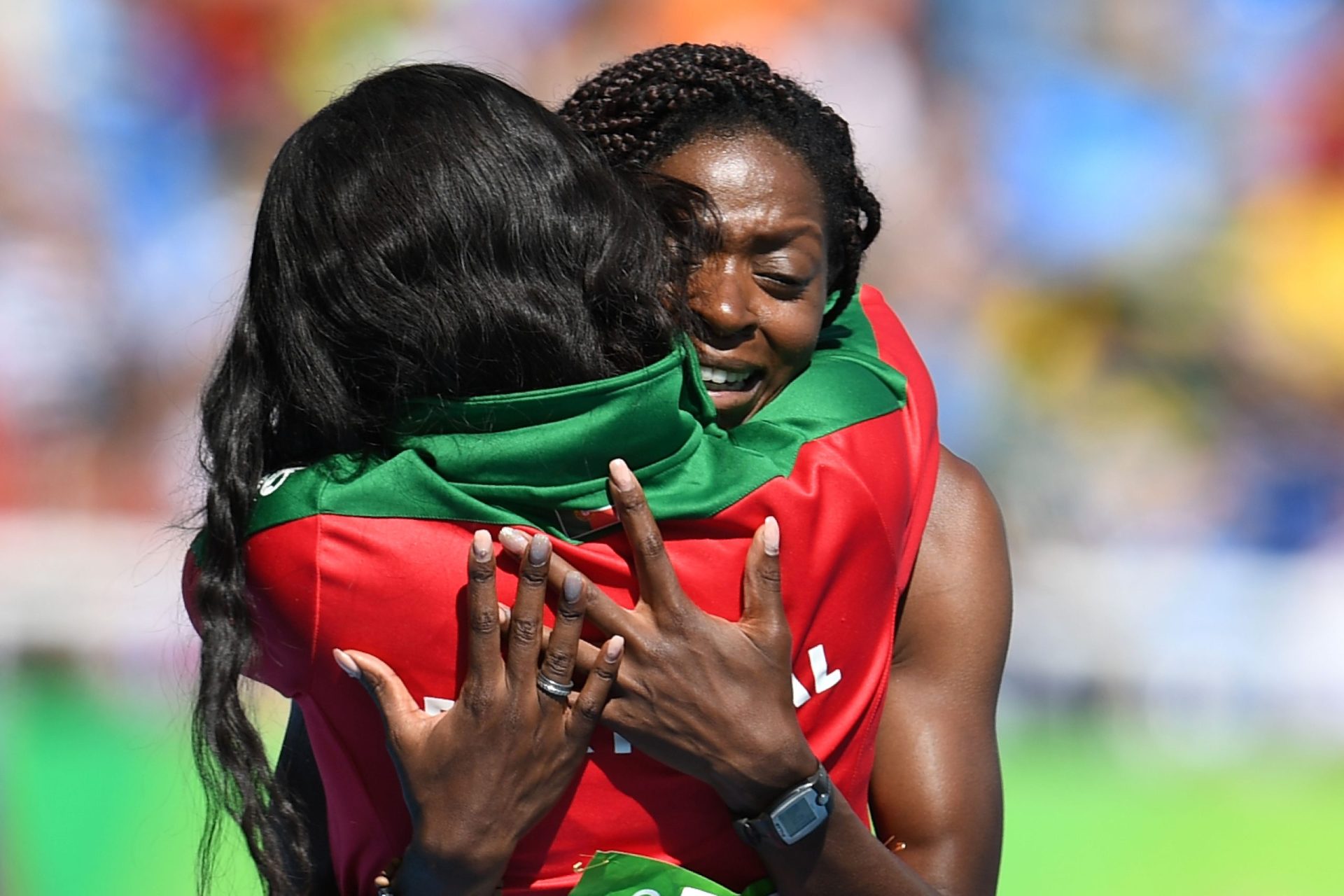 Patrícia Mamona e Susana Costa na final do triplo salto