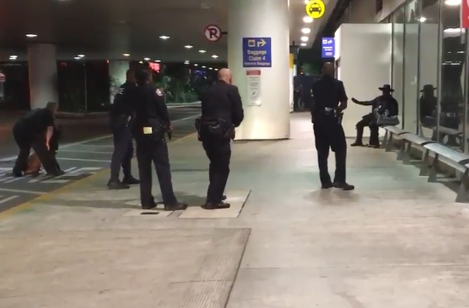 Zorro detido no aeroporto de Los Angeles