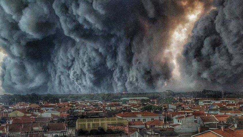ONU partilha fotografia dos incêndios em Portugal