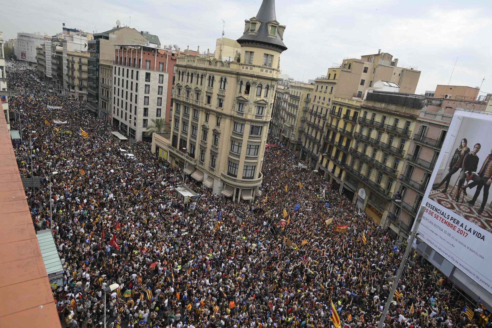 Barcelona. Até a Sagrada Família fechou na greve geral