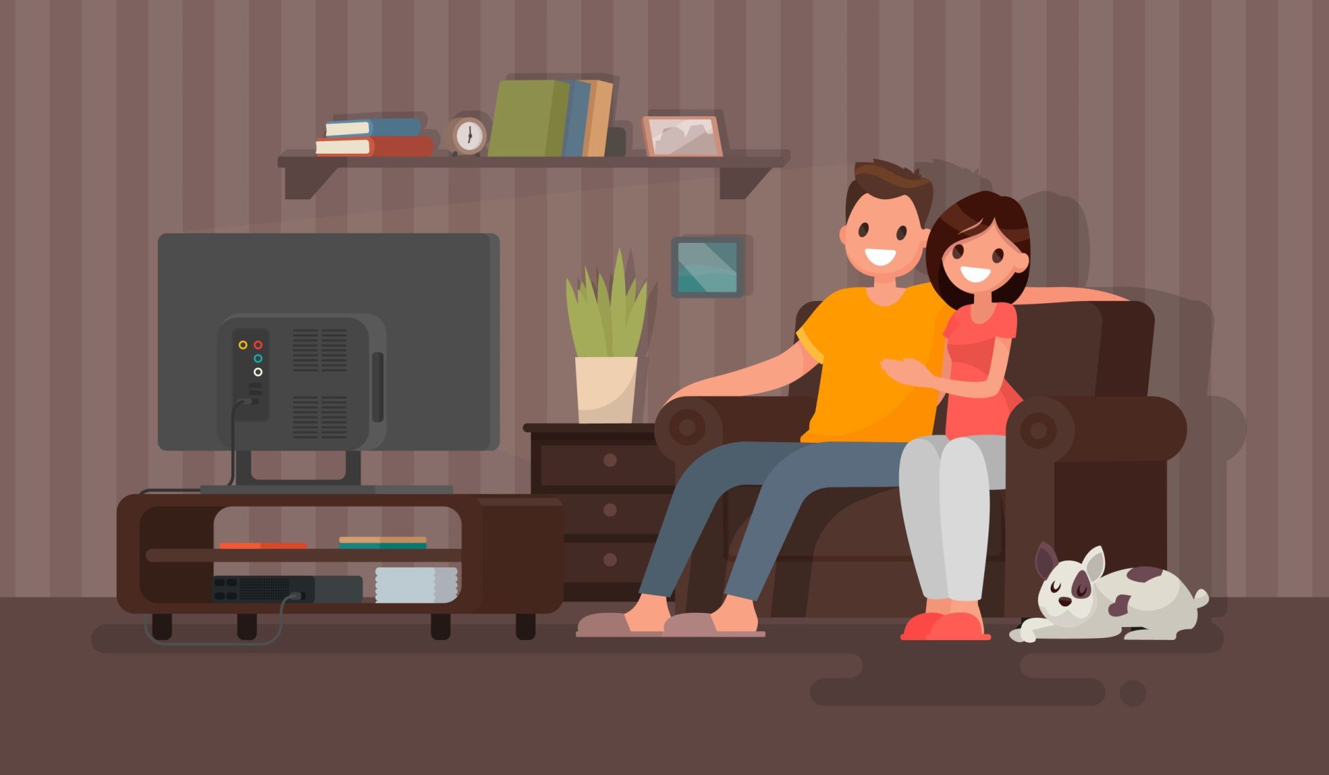 Ver televisão ajuda a melhorar uma relação amorosa