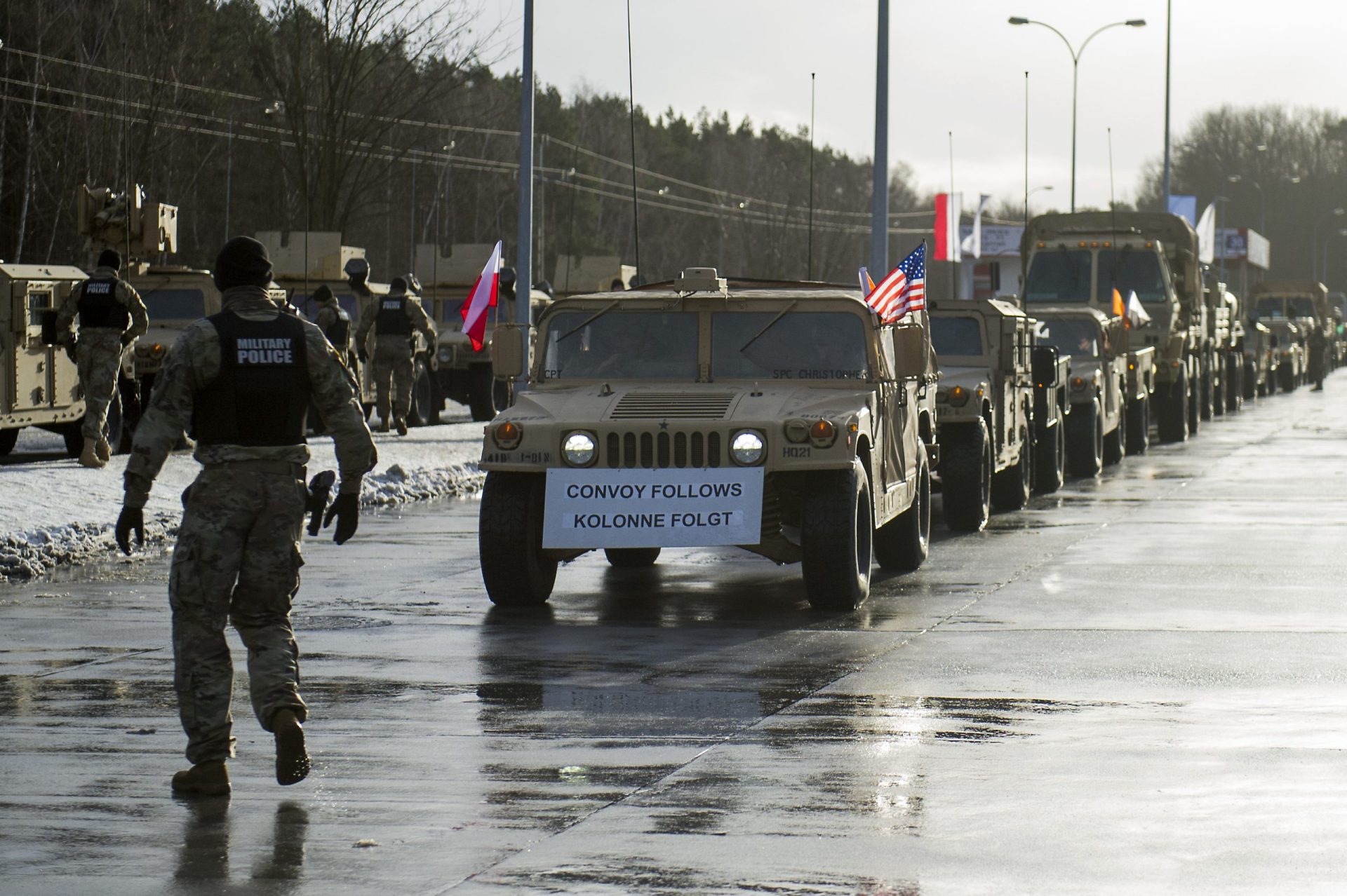 Tropas norte-americanas reforçam contingente da NATO na Polónia