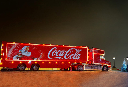 Natal. Coca-cola oferece oportunidade de passar uma noite no seu famoso camião