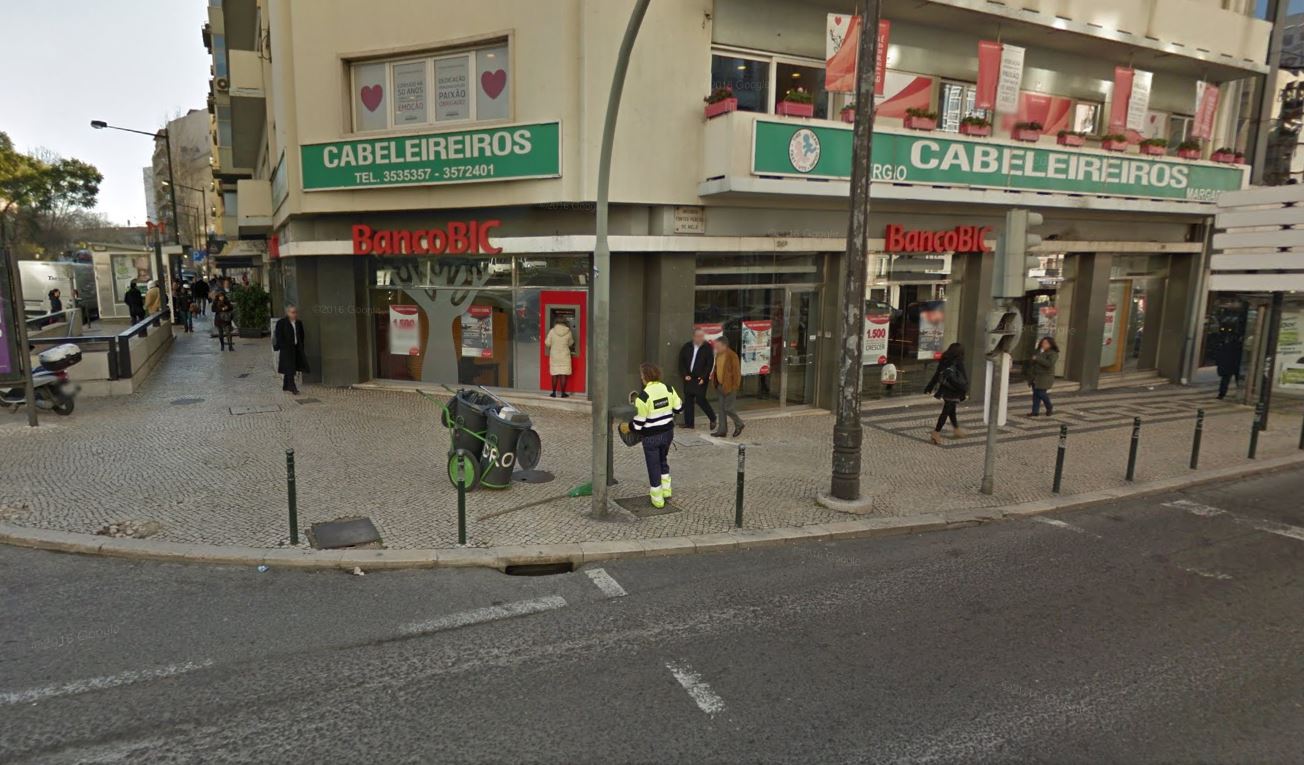 Lisboa. Assaltado banco na Fontes Pereira de Melo
