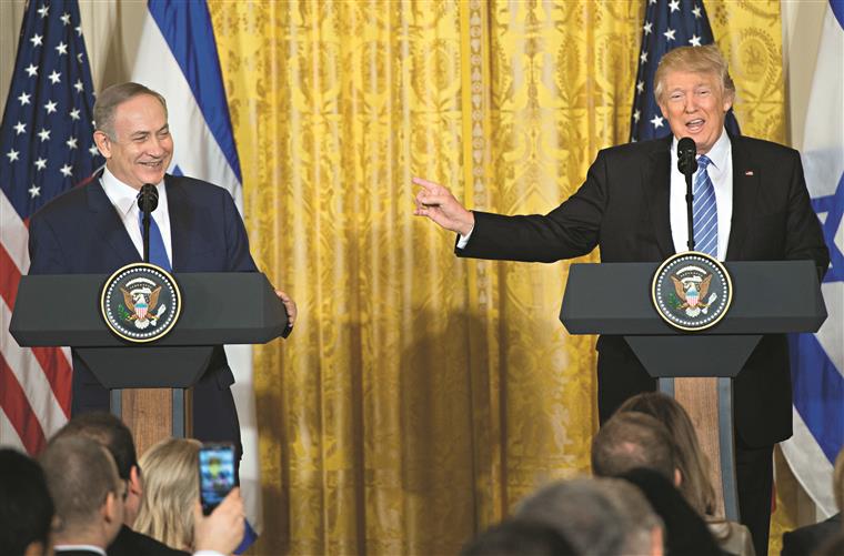 Estado palestiniano? Whatever, diz Trump