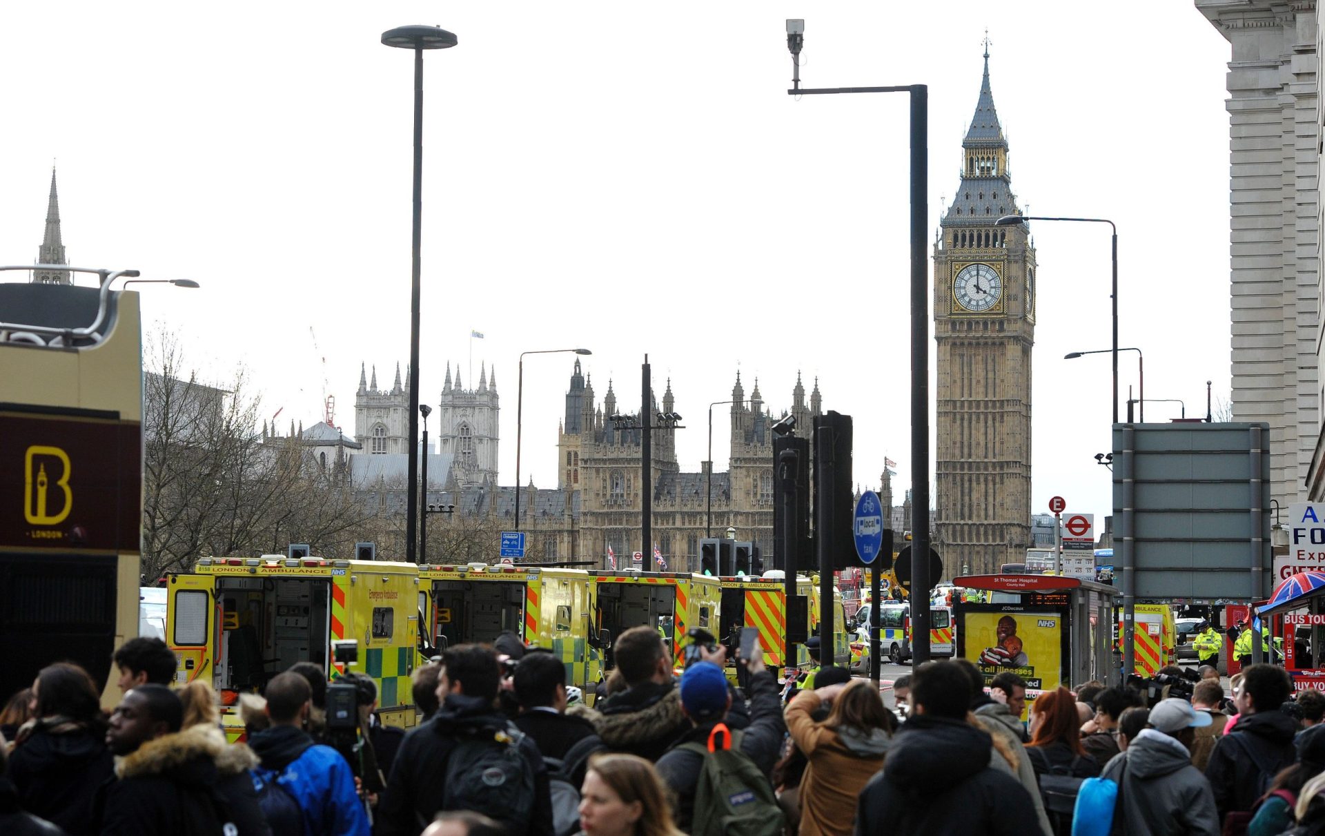 As imagens do ataque em Londres