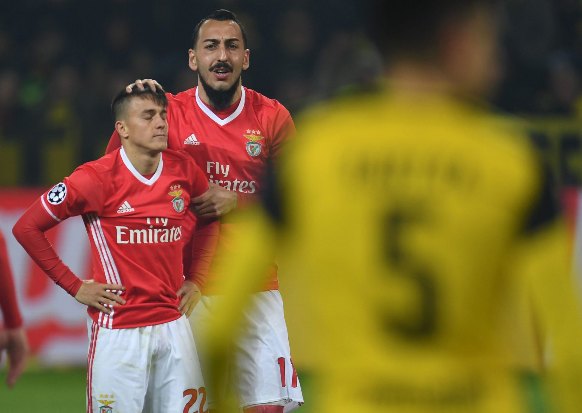 Liga dos Campeões. Benfica goleado pelo Dortmund está fora da Champions
