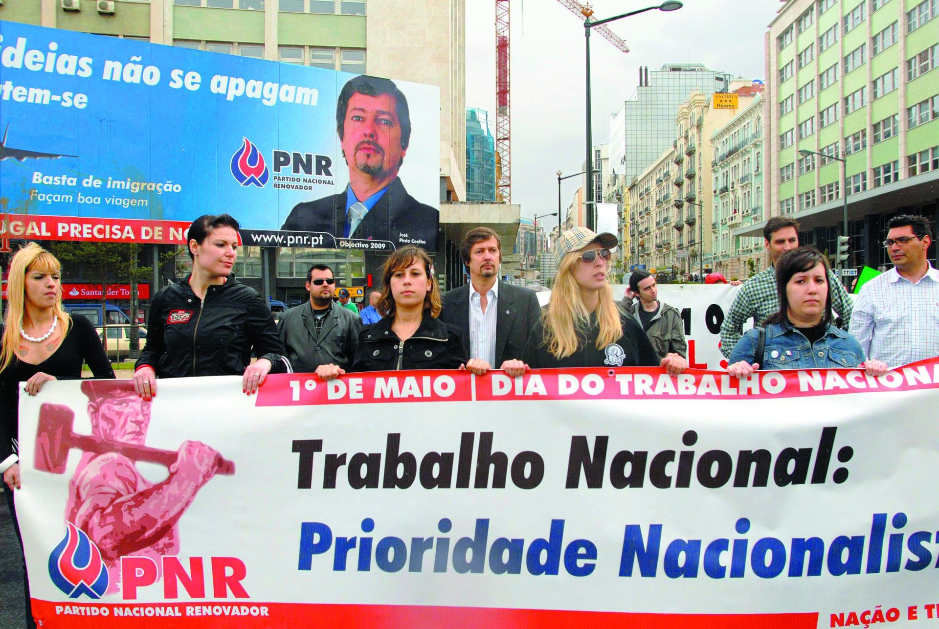 PNR agenda protesto à porta da Faculdade que cancelou conferência