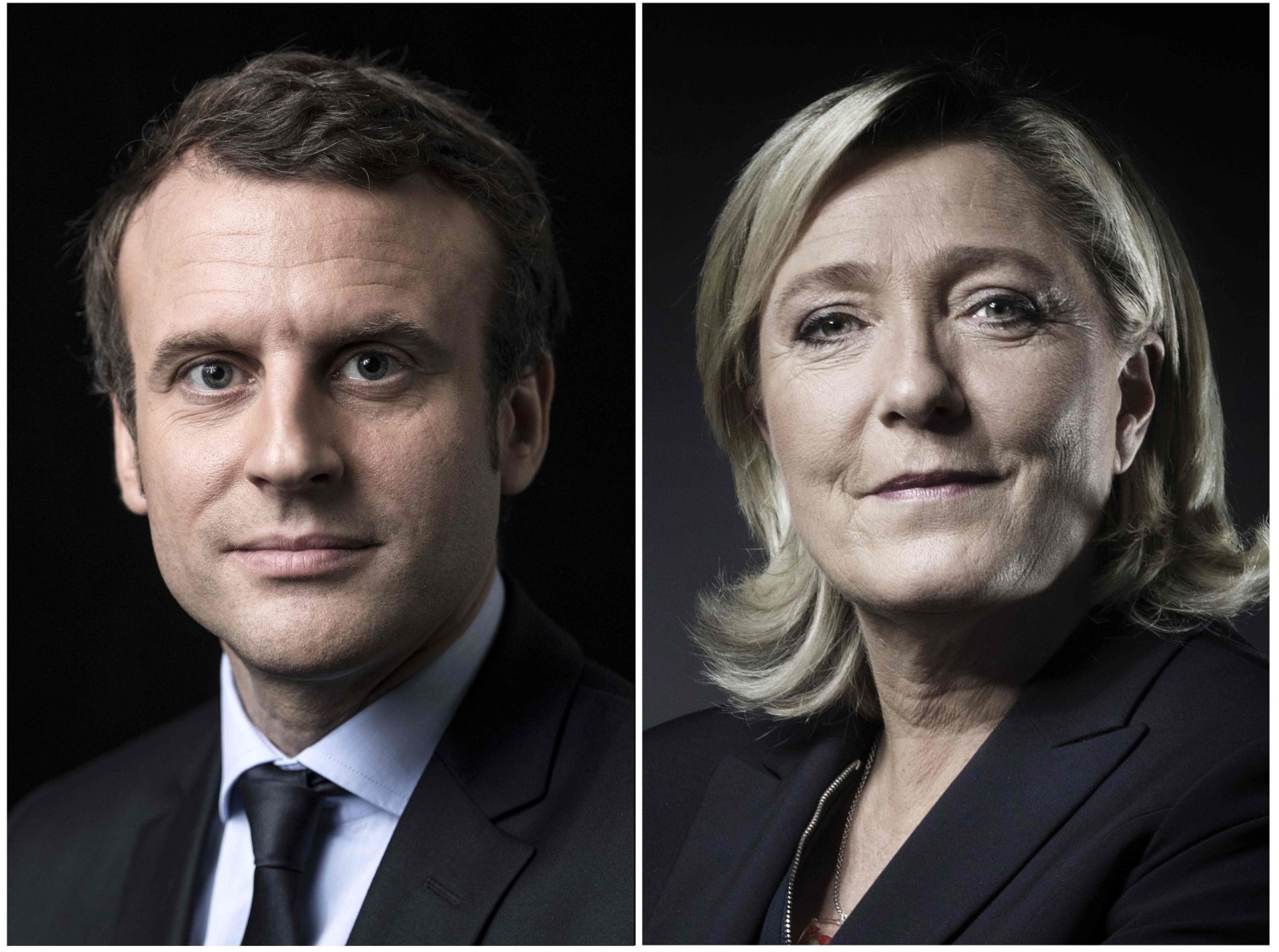 Macron e Le Pen marcam encontro para a segunda volta das presidenciais