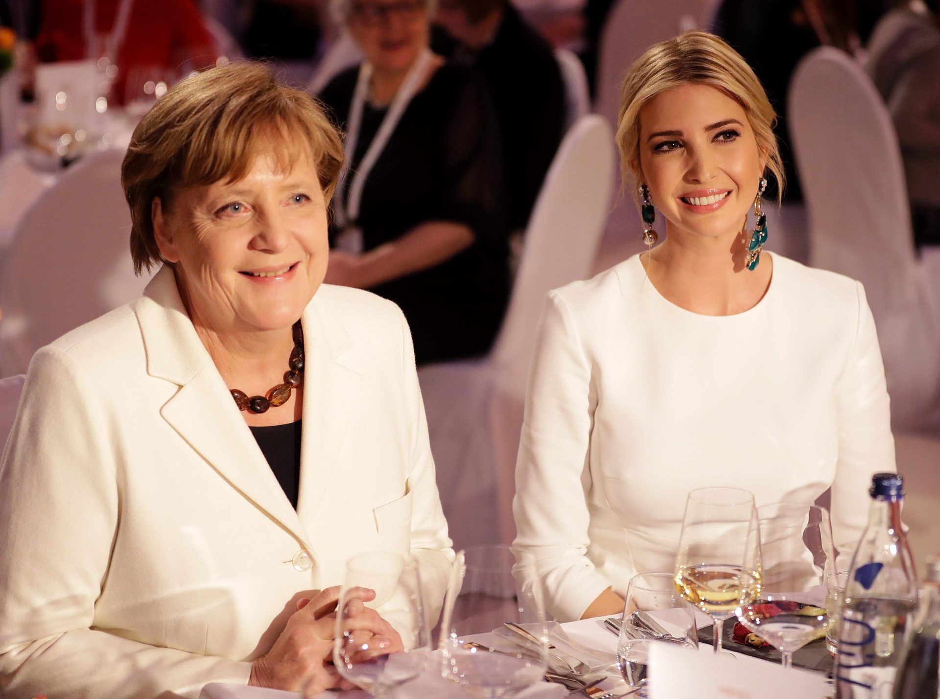 Berlim. Ivanka defende o pai em evento com Merkel e Lagarde