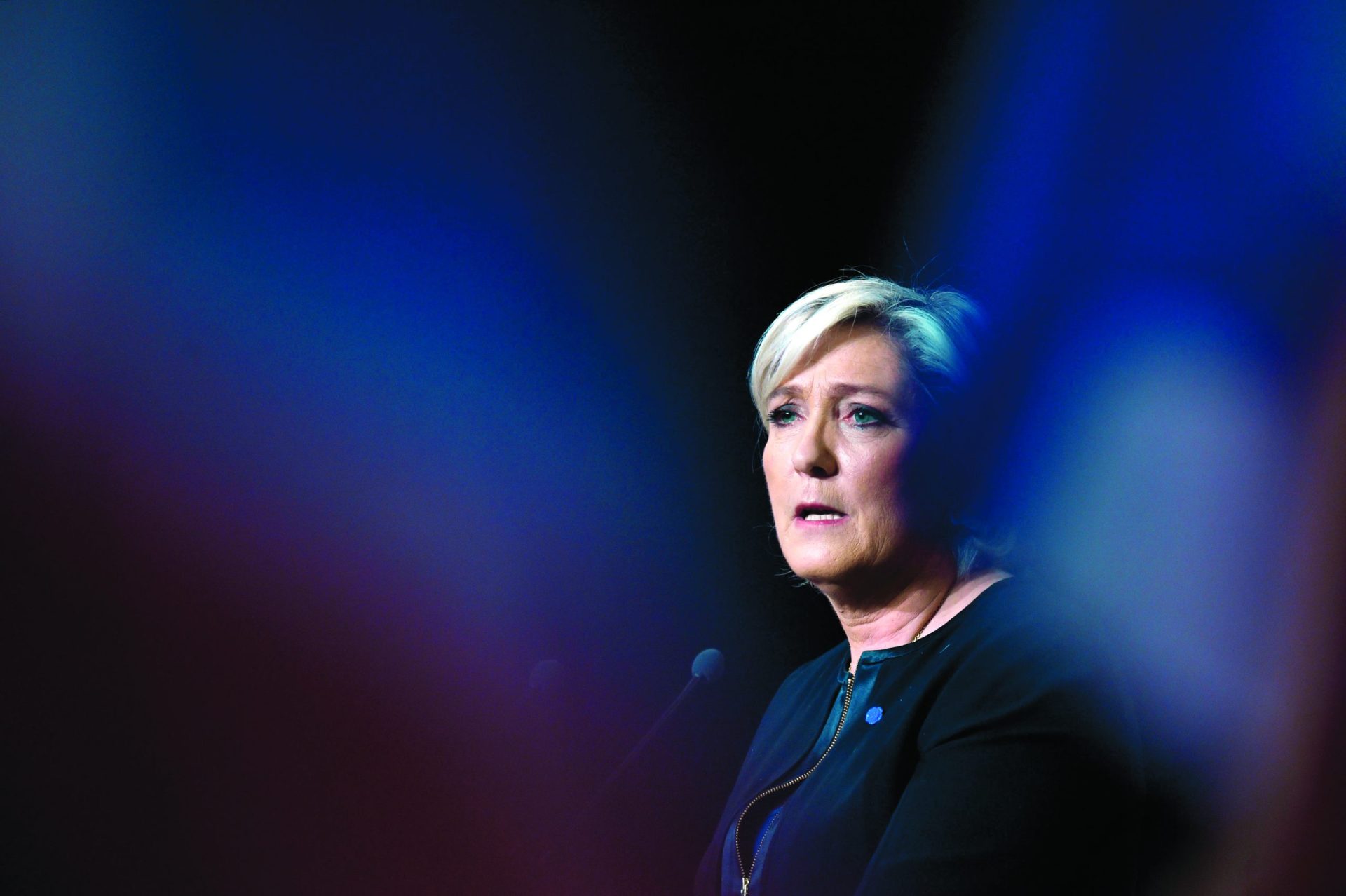 Marine Le Pen ganha terreno  nas intenções de voto dos franceses