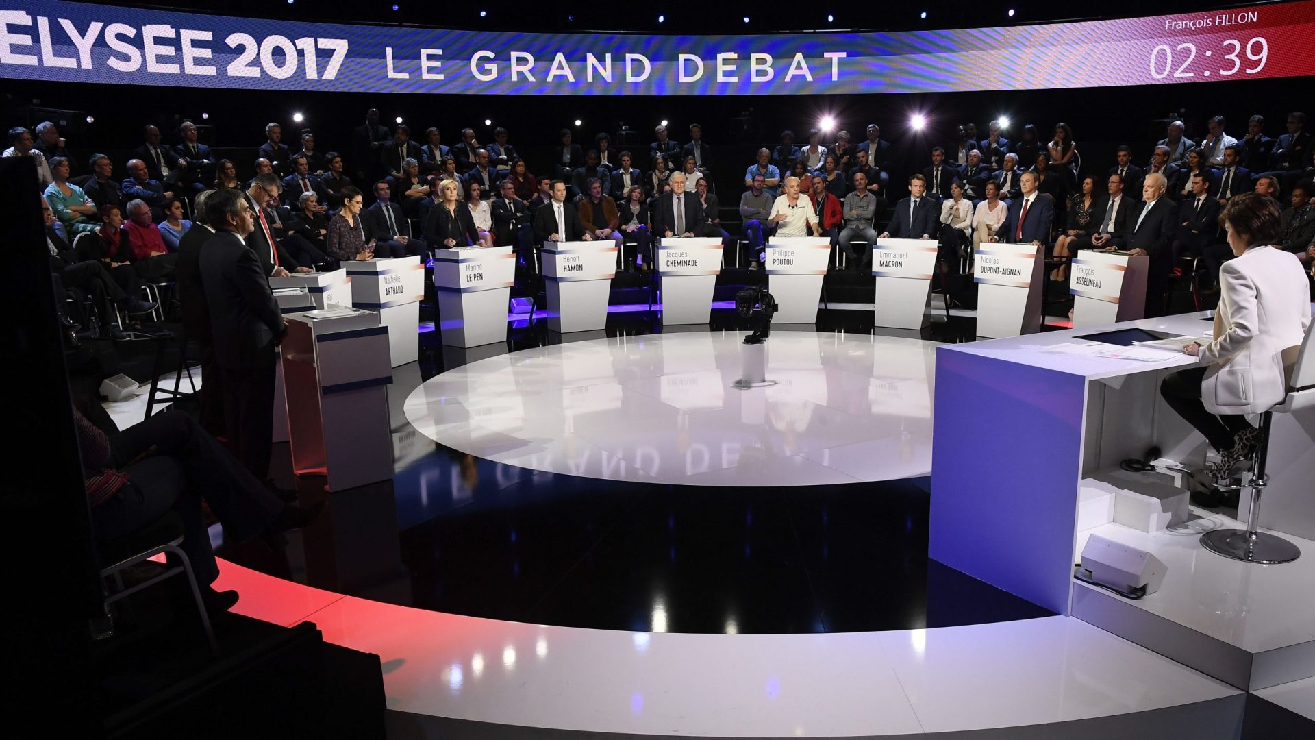 França. Debate presidencial jogou-se numa arena
