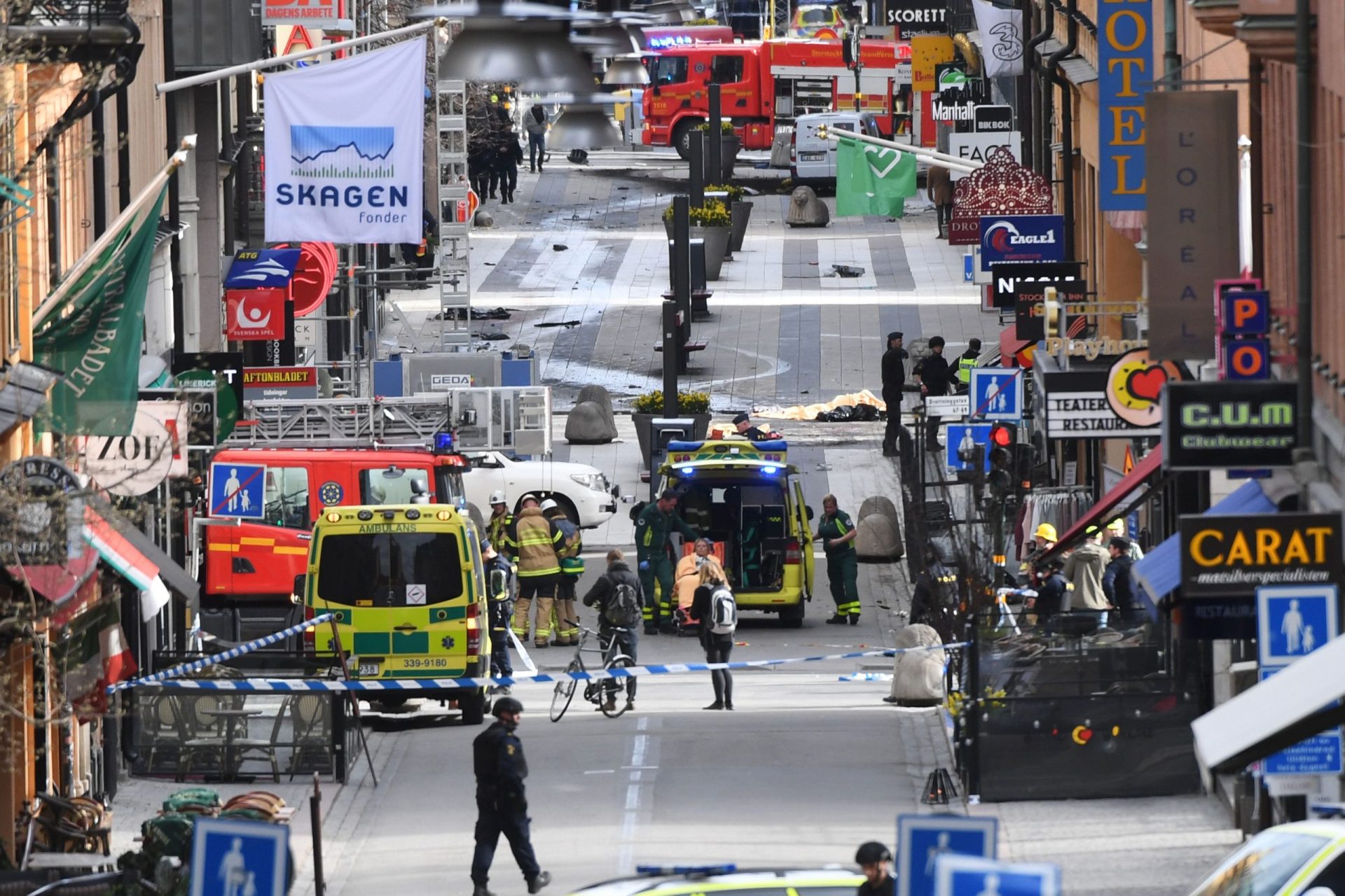 Estocolmo. Sobe para quatro o número de mortos