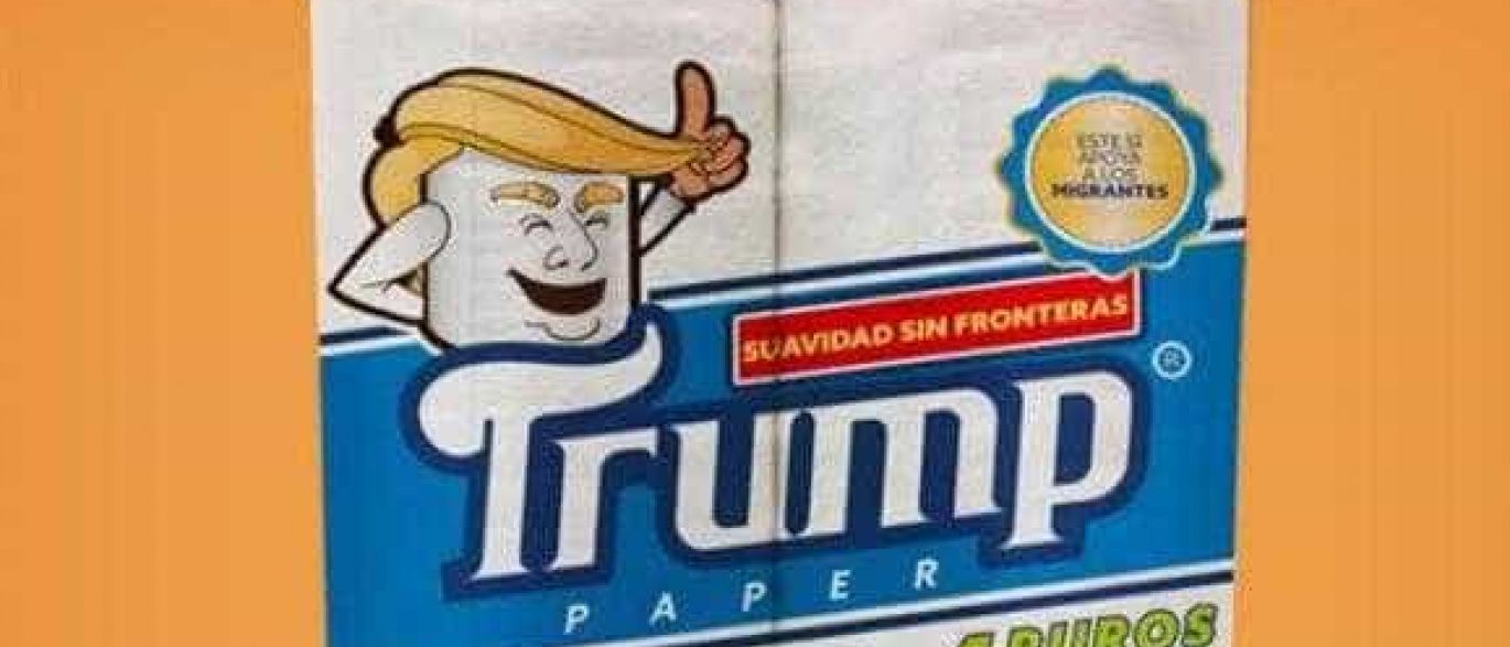 Empresário mexicano cria papel higiénico “Trump”