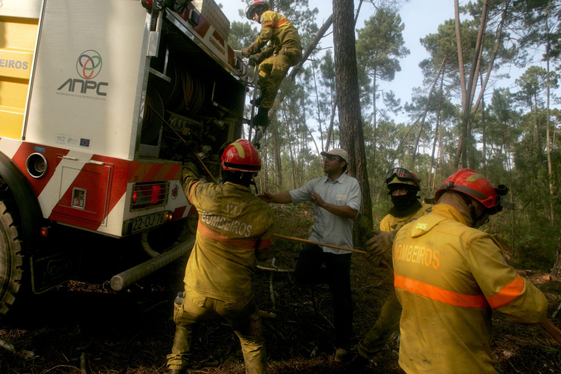 Fogo em Pedrógão Grande dominado