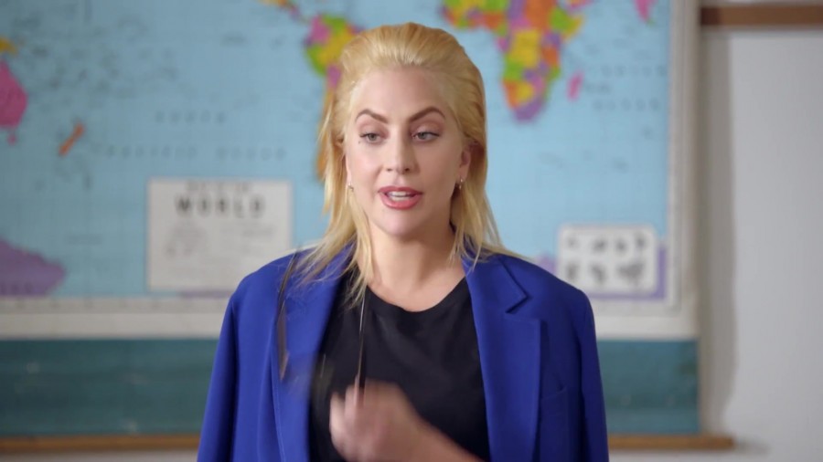 Lady Gaga foi professora por um dia. Alunos ficaram espantados