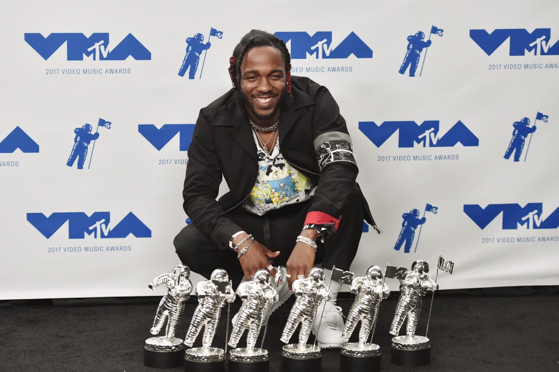 Kendrick Lamar foi o grande vencedor dos MTV Music Video Awards