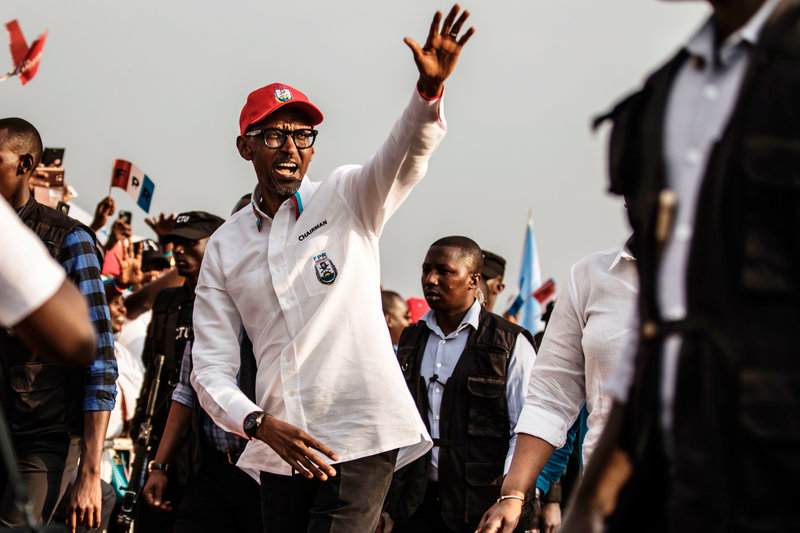 Ruanda. À terceira, Kagame vence com 99% dos votos