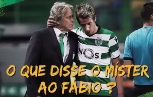 Sporting “revela” o assunto da discussão entre Jorge Jesus e Fábio Coentrão | Vídeo