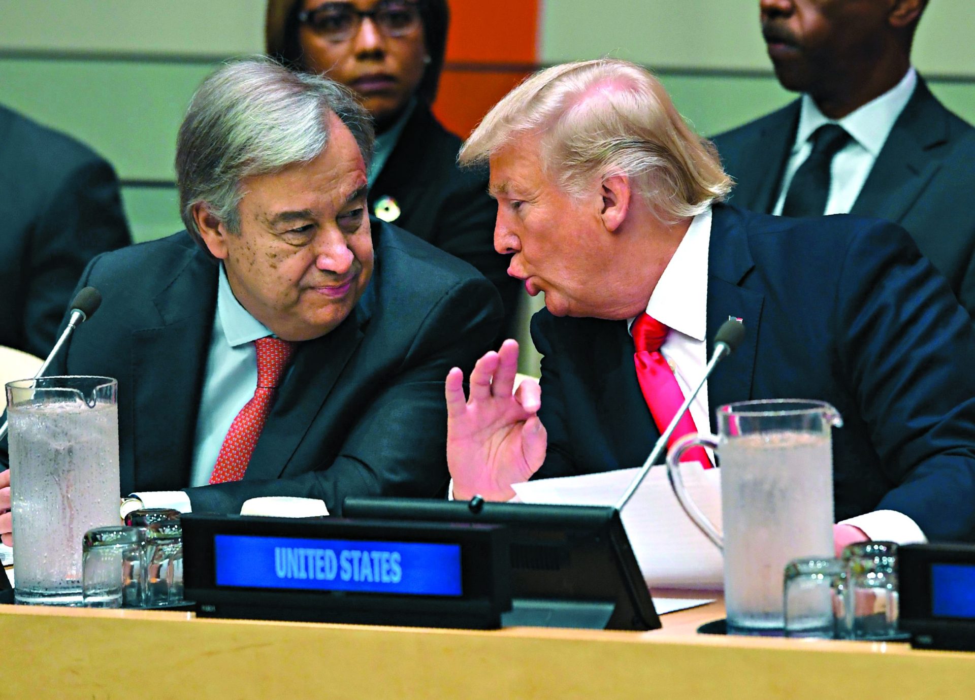 Trump vai à ONU e elogia trabalho de Guterres: “Tem sido fantástico”