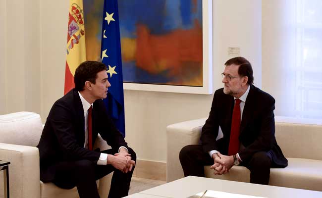 Rajoy, Sánchez e Rivera aliados contra referendo catalão