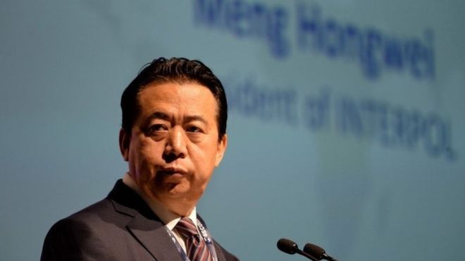 Interpol questiona China sobre desaparecimento de um dos seus dirigentes