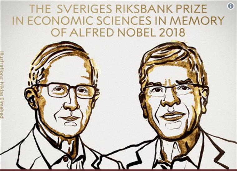 Prémio Nobel da Economia vai para William Nordhaus e Paul Romer