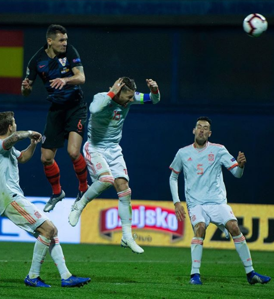 Liga das Nações. Lovren volta a atirar-se a Sergio Ramos (com vídeo)
