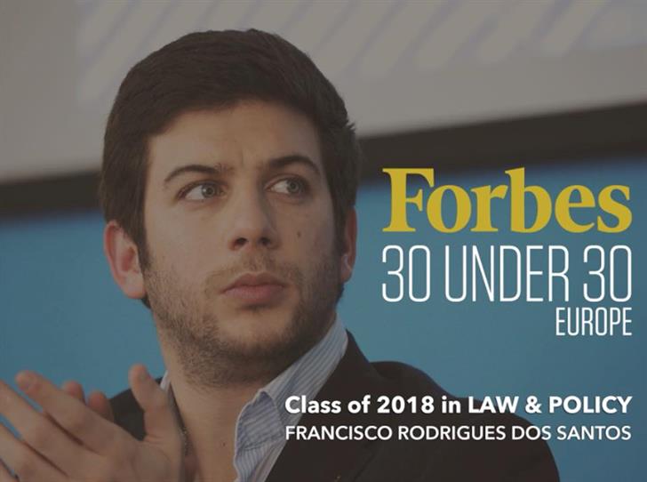 Forbes inclui presidente da Juventude Popular na lista de “30 under 30”