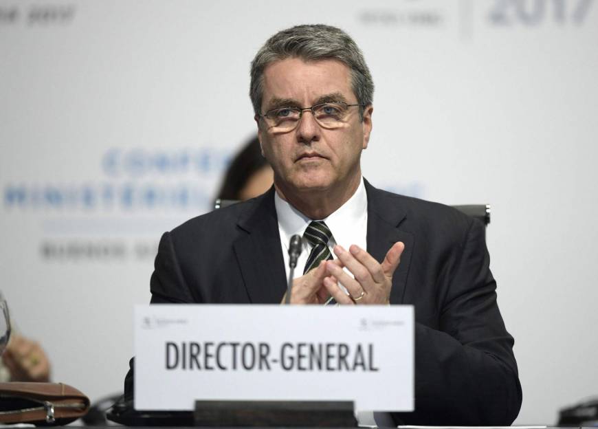 Diretor-geral da OMC alerta para riscos de escalada em guerra comercial