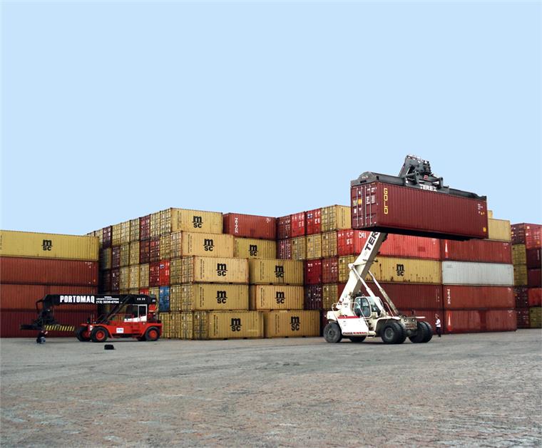 Exportações diminuem 5,7% em março
