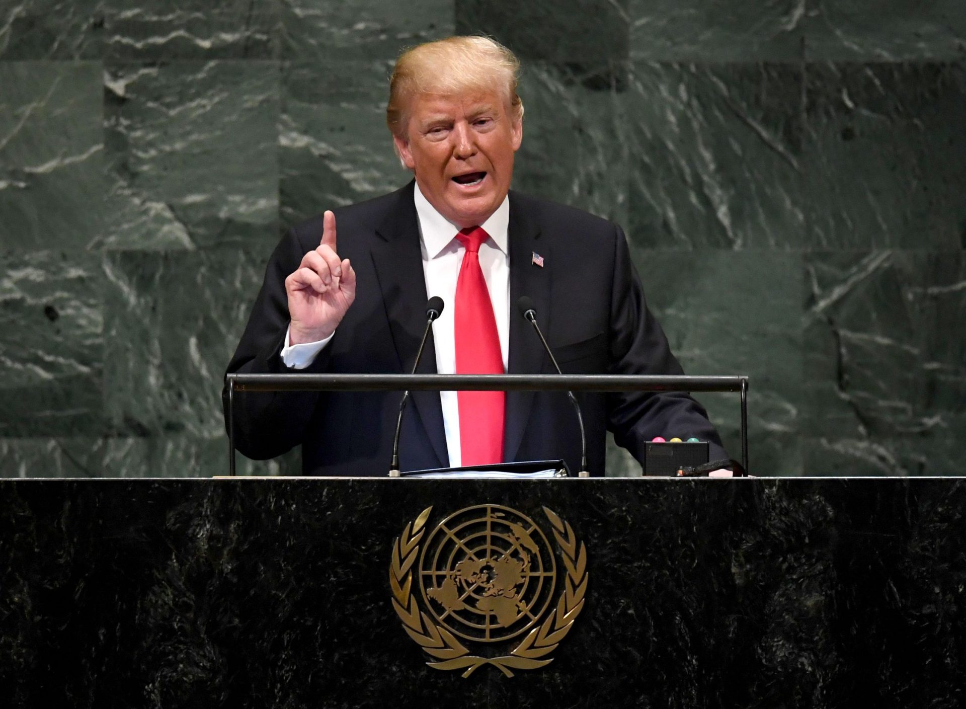 &#8220;Nós temos é de defender aquilo em que acreditamos&#8221;, disse Marcelo sobre discurso de Trump na ONU