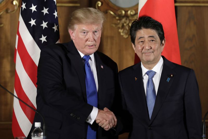 Trump nomeado para nobel da paz pelo primeiro-ministro japonês a pedido dos EUA