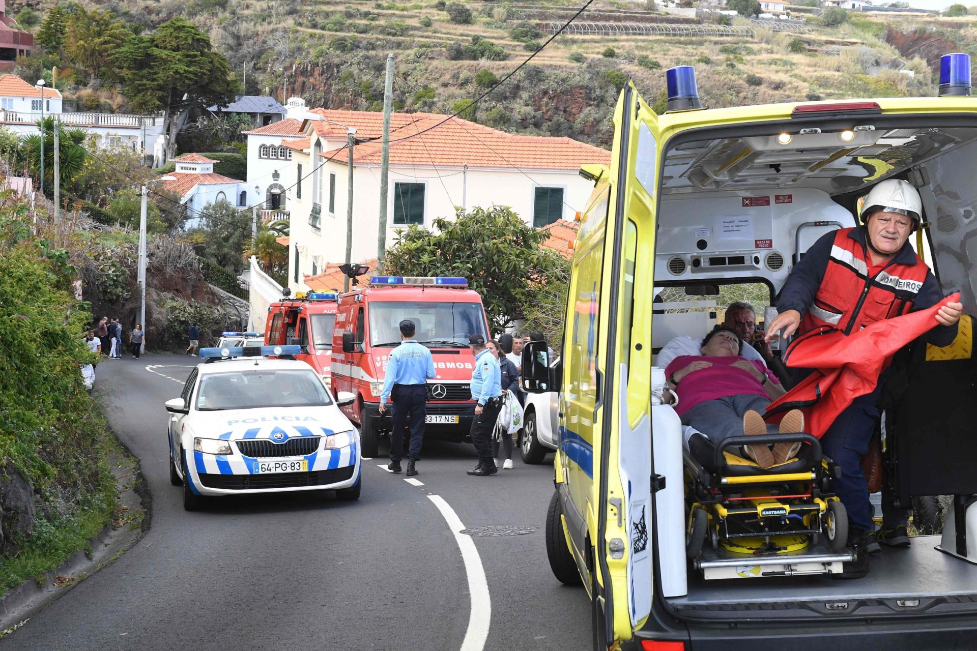 Alemães feridos na Madeira seguem hoje para casa