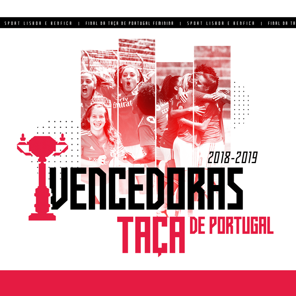 Futebol feminino. Benfica vence Taça de Portugal