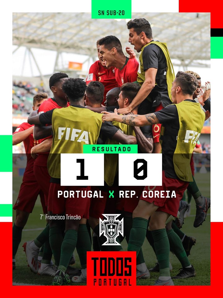 Mundial de sub-20. Portugal entra com uma vitória