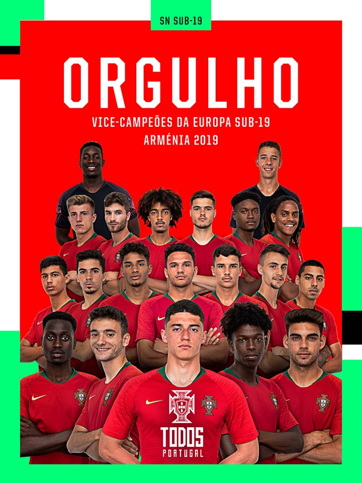 Europeu de sub-19. Portugal perde final
