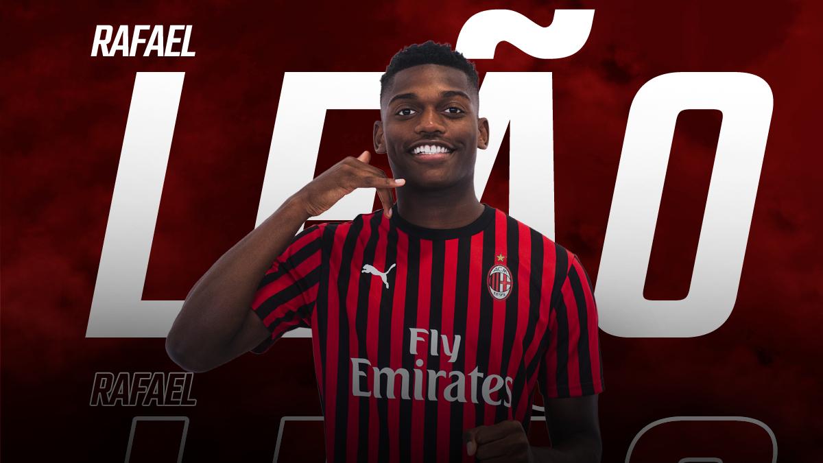 Rafael Leão oficializado no AC Milan
