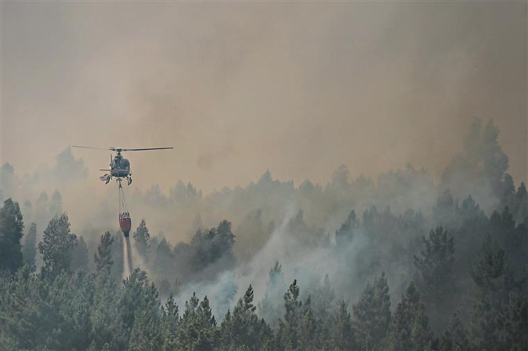 Incêndio. Mais de 300 operacionais combateram as chamas no Sabugal